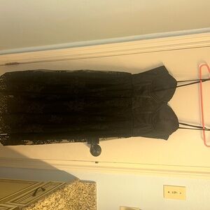 NWT: Lulus black embroidered dress. Never been worn smoke free home